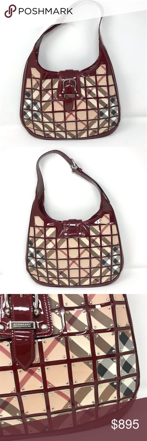 new burberry prorsum nova check shoulder bag berry|Burberry nova check crossbody bag.